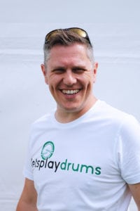 Drum Lessons Cirencester- Lets Play Music Tutor Kelvin